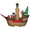 10ft. Airblown® Inflatable Giant Christmas Pirate Ship